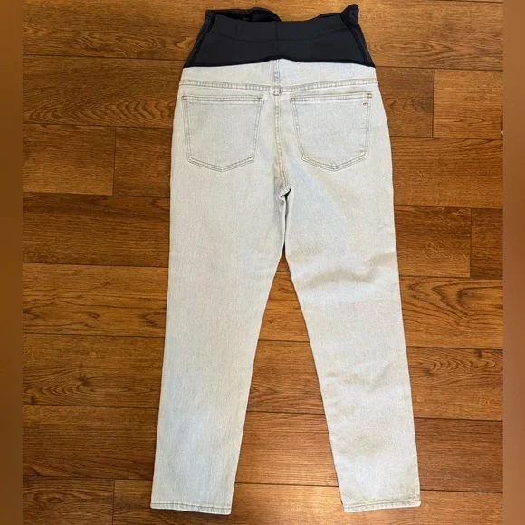Madewell Maternity Over-the-Belly Perfect Vintage Jeans in Delora Wash NWT - Picture 8 of 9